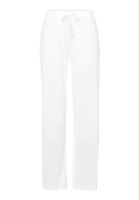 Cotton Deluxe Cotton Drawstring Pants | White 77955-101