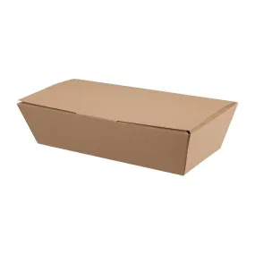 FA363 Colpac Compostable Kraft Food Boxes 250mm (Pack of 150)