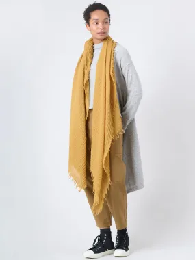 Fine Wool Crinkle Textured Wrap Scarves