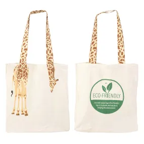 Giraffe Tail Eco-Friendly Canvas 16 Inch Bag